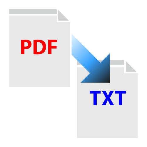 Convert pdf to text file